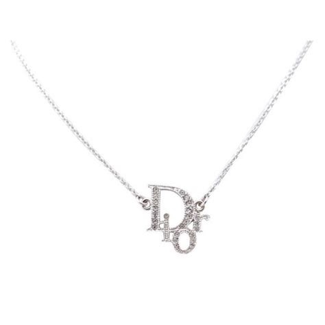 collier dior femme argent|dior rac de cou femme.